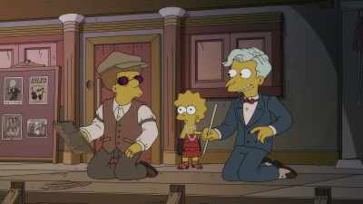 Irish Stu gets no respect from you. - The Simpsons: The Past and the Furious