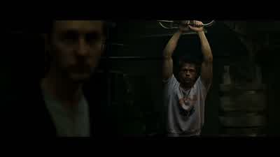 Irvine's at home with a broken collarbone. - Fight Club