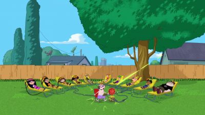 Irving! Get us
out of here now! - Phineas and Ferb