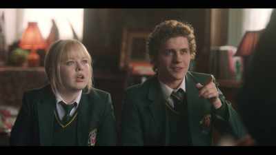 -Is that a firm hold gel you're using?
-It's a mousse. - Derry Girls