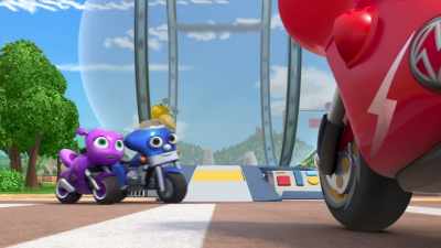 - Is that a real,
actual bike sphere? - Ricky Zoom