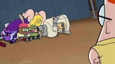 -Is that a waffle iron?
-No, you misaligned tire! - The Epic Tales of Captain Underpants
