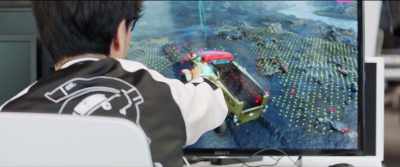 Is this also blue,
what color should it be, green? - Hideo Kojima: Connecting Worlds