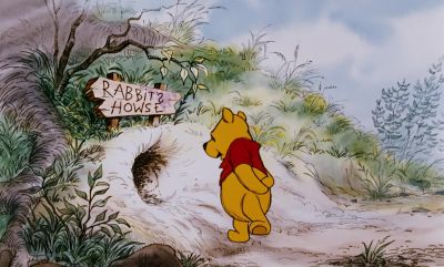 Is anybody at home - The Many Adventures of Winnie the Pooh