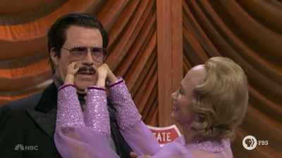 ‫Is that bad?
‫Doo doo doo.
‫Wow, to think I almost picked - SNL50: The Anniversary Special