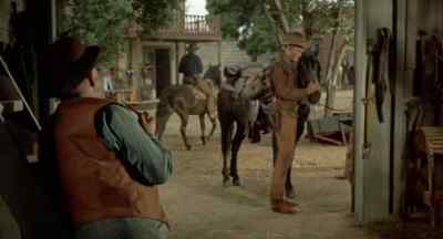 - Is he crippled?
- No. Just lost a shoe. - Ride Beyond Vengeance