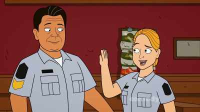- Is everything all right?
- It is now that you're back, darling. - Corner Gas Animated