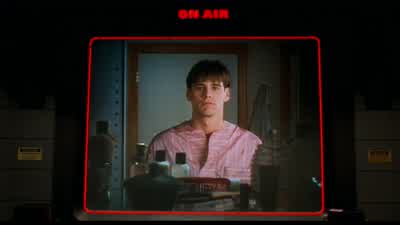 - Is he looking at us? - The Truman Show