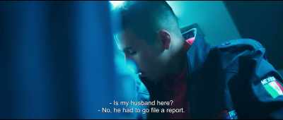 - Is my husband here?
- No, he had to go file a report. - Midnight Family