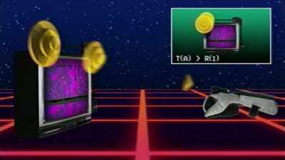 Is that it chirps Transmitter A
and then listens on Receiver 1... - The Power of Glove