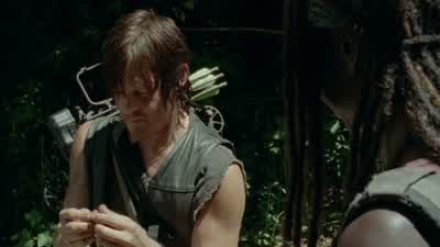When Miss Richards went into A block, we were leaving. - The Walking Dead