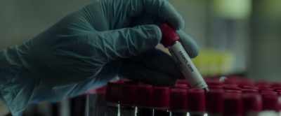 is John Kramer's blood. - Jigsaw