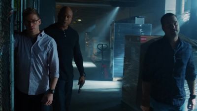            Is it just me or does
           he seem awfully happy - NCIS: Los Angeles