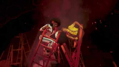 Is it just me or is it getting
kinda toasty up here? - The SpongeBob Musical: Live on Stage!