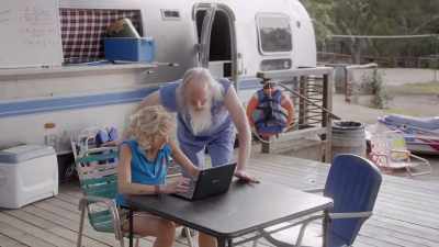 -Is that like when a dog pees on a tree - Rob Riggle's Ski Master Academy