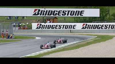 Is that man there, Ross Brawn, telling
Rubens Barrichello he has to pull over? - Brawn: The Impossible Formula 1 Story