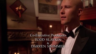Is it me, or do I look like a waiter
serving high tea? - Smallville