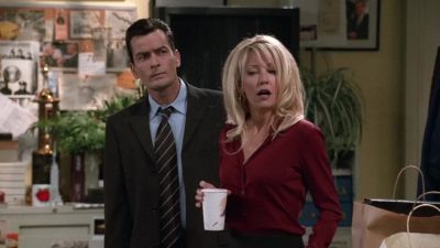 Is it me,
or have his pants
gotten tighter? - Spin City