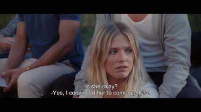 - Is she okay?
- Yes, I convinced her to come up here. - Lake of Death