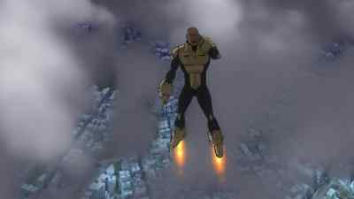 Is that one of us in Owlman's plane? - Justice League: Crisis on Two Earths