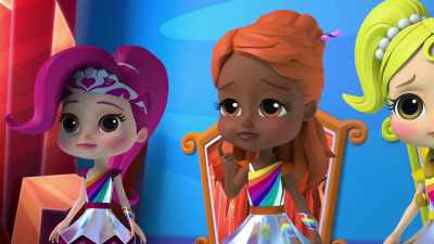 Is that Patty Praxton dancing
upside-down in a snow hole? - Rainbow Rangers