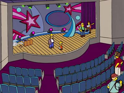 Is it possible to get a green spotlight? - The Simpsons