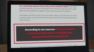 "Is Prince Henry on a date
in the U.S.?" - The Winter Palace