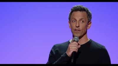 Is she had phrased a statement
in the form of a question. - Seth Meyers: Lobby Baby