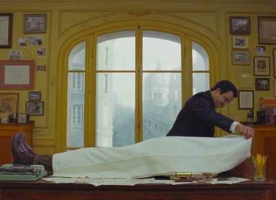 Is somebody coming to take him away - The French Dispatch