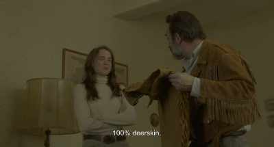 Is that...?
-Yeah, 1OO% suede. - Deerskin