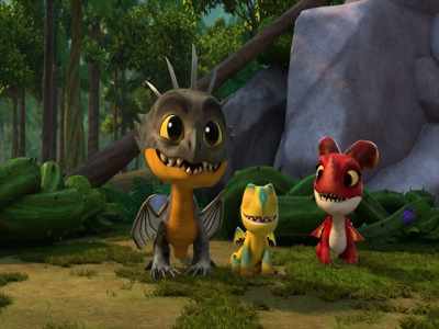 - Is that...?
- Yeah. A baby Slobber Smelter. - Dragons: Rescue Riders