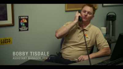 Is the assistant manager, - Between Two Ferns: The Movie
