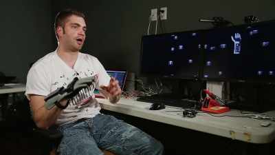 Is the iconic eighties
video game controller. - The Power of Glove