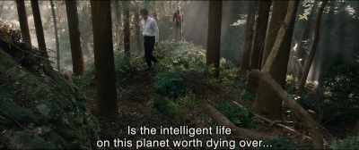 Is the intelligent life
on this planet worth dying over... - Shin Ultraman