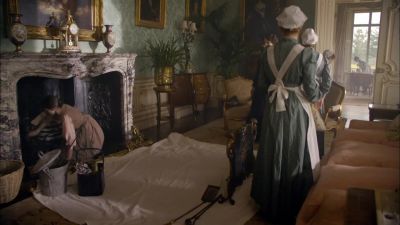 Is the library tidy? - Downton Abbey