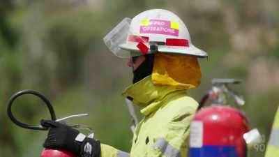 Is he the referee or something?
Yeah, he's the fire person. - Miriam Margolyes: Australia Unmasked