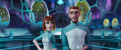 - Is the test subject ready?
- Of course. - Monster Family 2