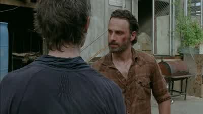 Is there anything you wouldn't do for the people here? - The Walking Dead