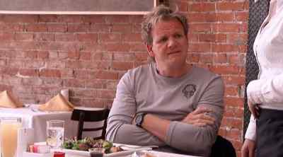 "IS THIS FROZEN?"
AND I'M LIKE..."YEAH." - Kitchen Nightmares