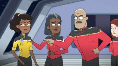 Is this
how your crew treats authority - Star Trek: Lower Decks