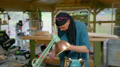 ..is threatening her usual
methodical approach... - Handmade: Britain's Best Woodworker