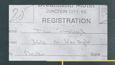 Is Timothy McVeigh
Robert Kling, - FBI TRUE