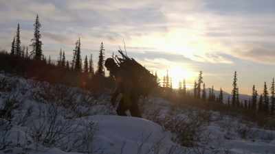 Is, is to put my indents in
the snow and create new steps - Life Below Zero: Next Generation