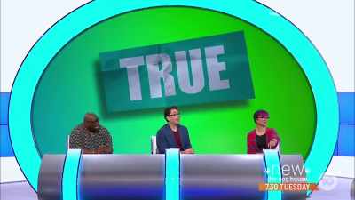..is true.
(CHIMING) - Would I Lie to You?
