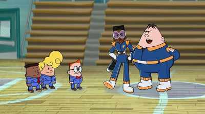 Is what a not-cool captain would say,
right, guys? - The Epic Tales of Captain Underpants in Space