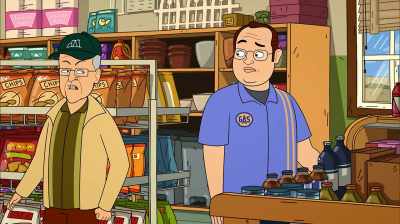 Is what the thief is probably
thinking right about now. - Corner Gas Animated