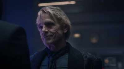 Is why a blue man is
masquerading as a hu-man. - Watchmen