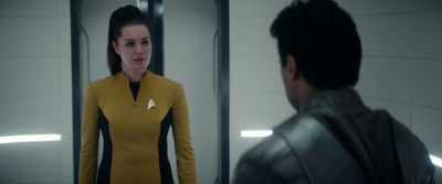 Is that why your associates
had a neural dampening device? - Star Trek: Strange New Worlds