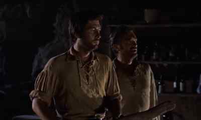 - this is worse than crawling
in a hollow log after a bear. - Davy Crockett and the River Pirates