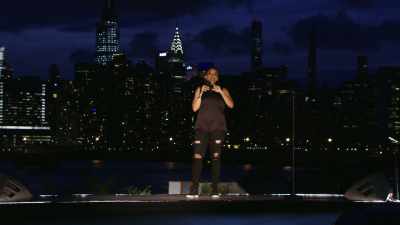 Is that you end up saying
the wrong things all the time. - Colin Quinn & Friends: A Parking Lot Comedy Show